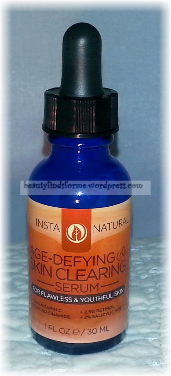 InstaNatural AntiAging & Skin Clearing Serum Initial Impressions